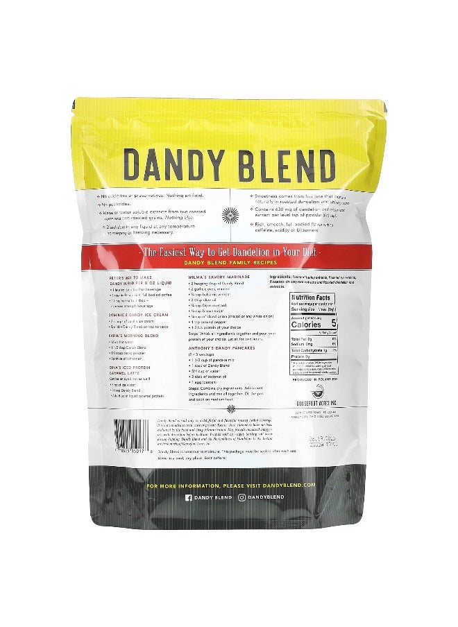Dandy Blend, Instant Herbal Beverage with Dandelion, Dandy Blend, Caffeine Free, 2 lbs (908 g)