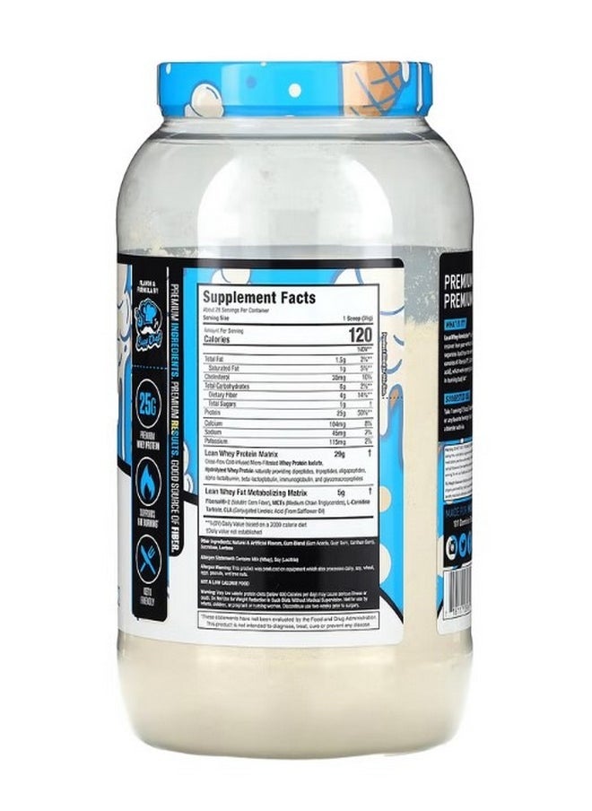 Lean Whey Iso Hydro Vanilla Ice Cream 2 lbs 908 g