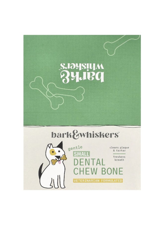 Dr. Mercola, Bark & Whiskers™, Gentle Dental Chew Bone, For Dogs, Small, 12 Bones, 0.7 oz (20 g) Each
