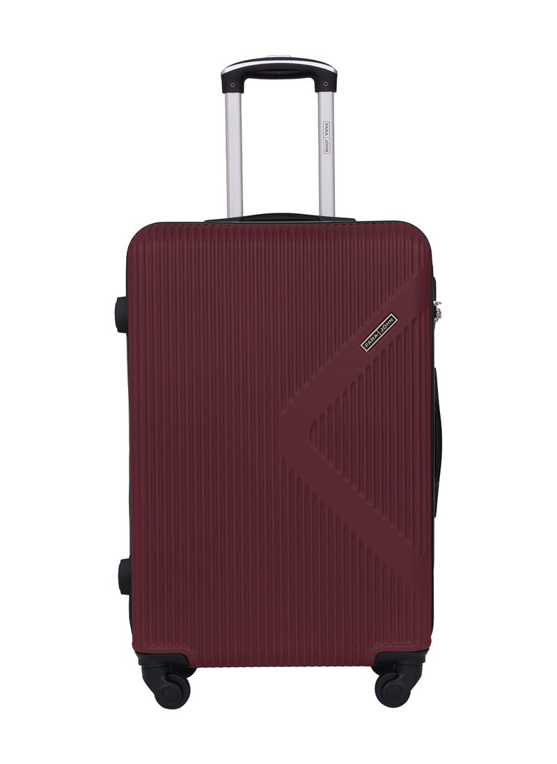 Neutro 3 Pieces ABS Luggage Trolley Set - Red