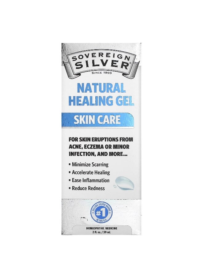 Sovereign Silver, Natural Healing Gel, Skin Care , 2 fl oz (59 ml)