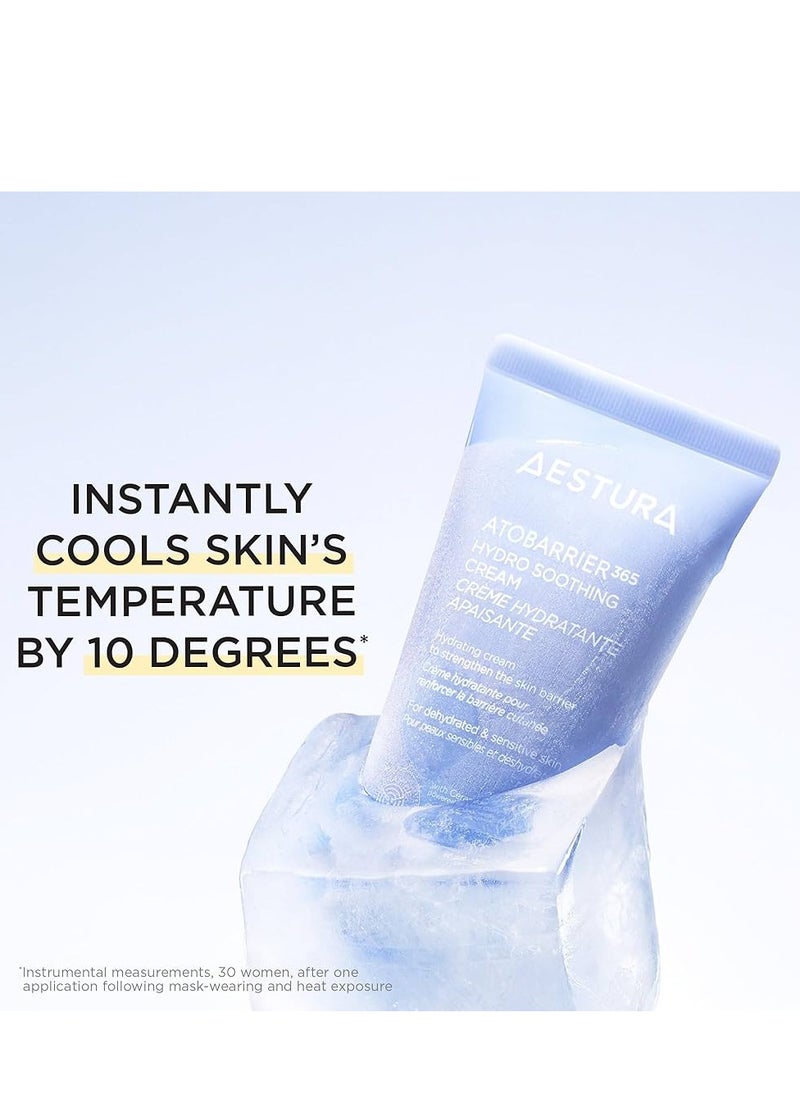 AESTURA ATOBARRIER365 Ceramide Hydro Soothing Cream 60ml | Lightweight Gel Moisturizer for Instant Cooling, Calming for Sensitive Skin