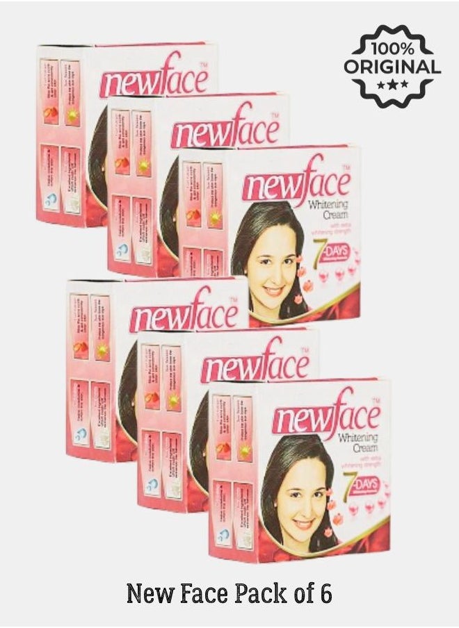 New Face Whitening Cream Pack of 6