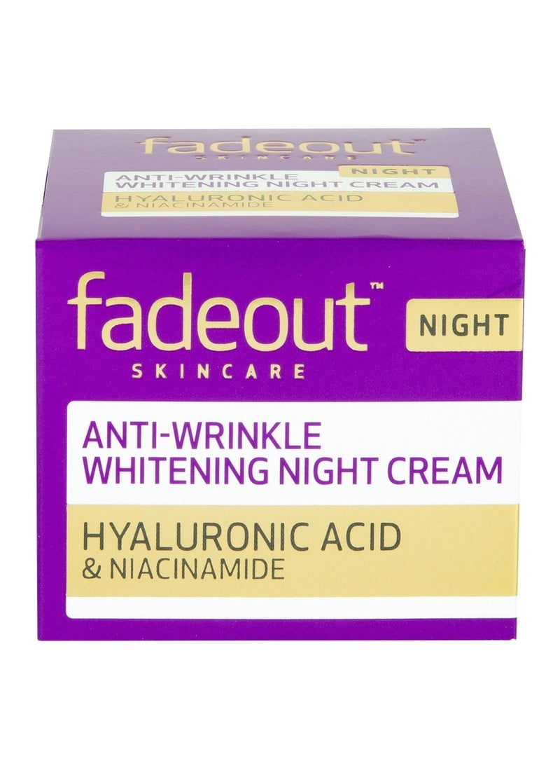 Fade Out Anti-Wrinkle Whitening Night Cream 50 ml