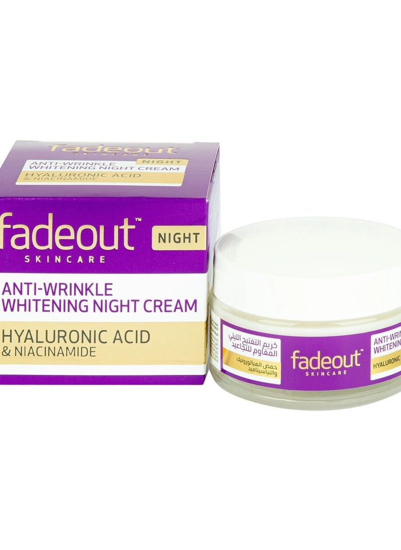 Fade Out Anti-Wrinkle Whitening Night Cream 50 ml