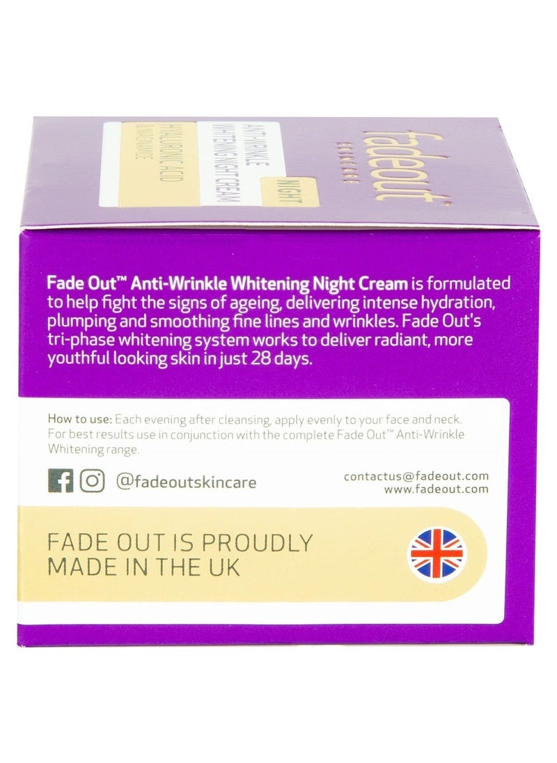 Fade Out Anti-Wrinkle Whitening Night Cream 50 ml