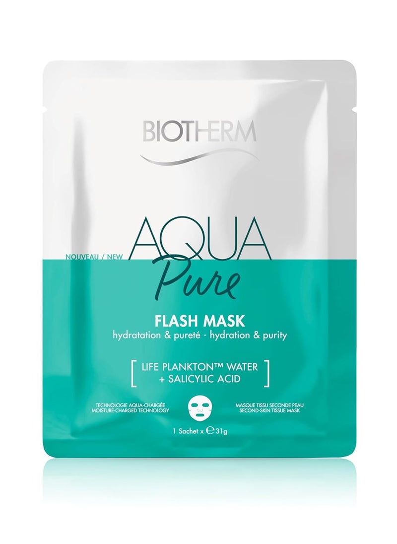 Biotherm Aquasource Flash Sheet Mask, a Moisturizing Face Mask with Biotech Plankton