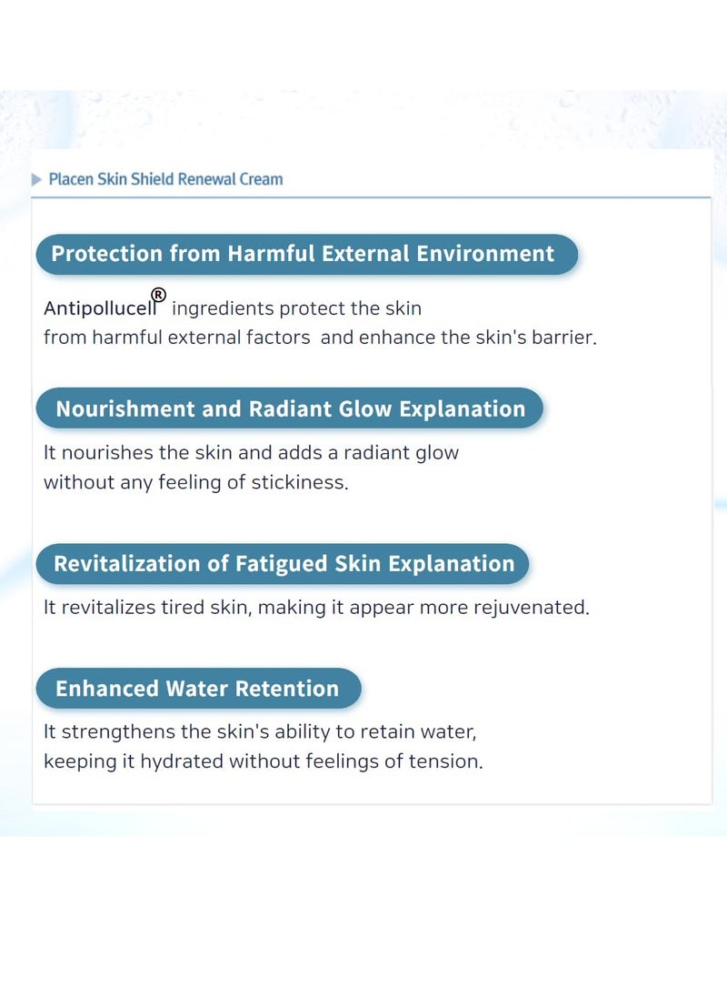 RENE CELL [Renecell] PLACEN SKIN SHIELD RENEWAL CREAM