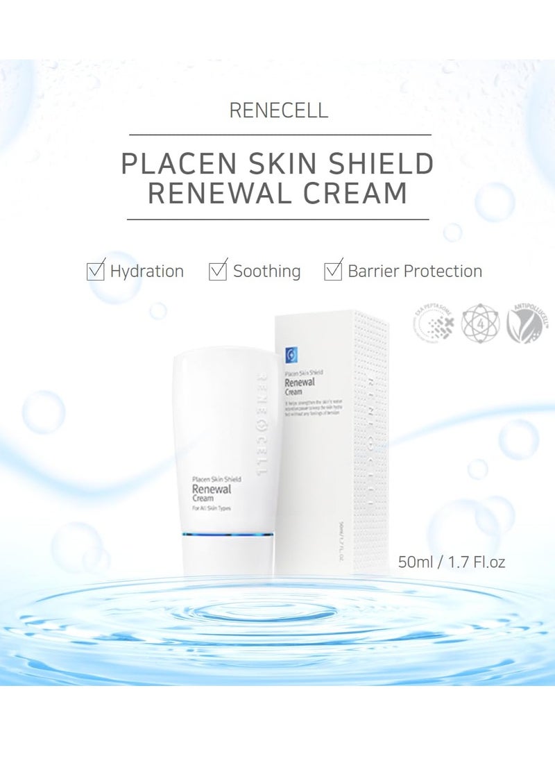 RENE CELL [Renecell] PLACEN SKIN SHIELD RENEWAL CREAM