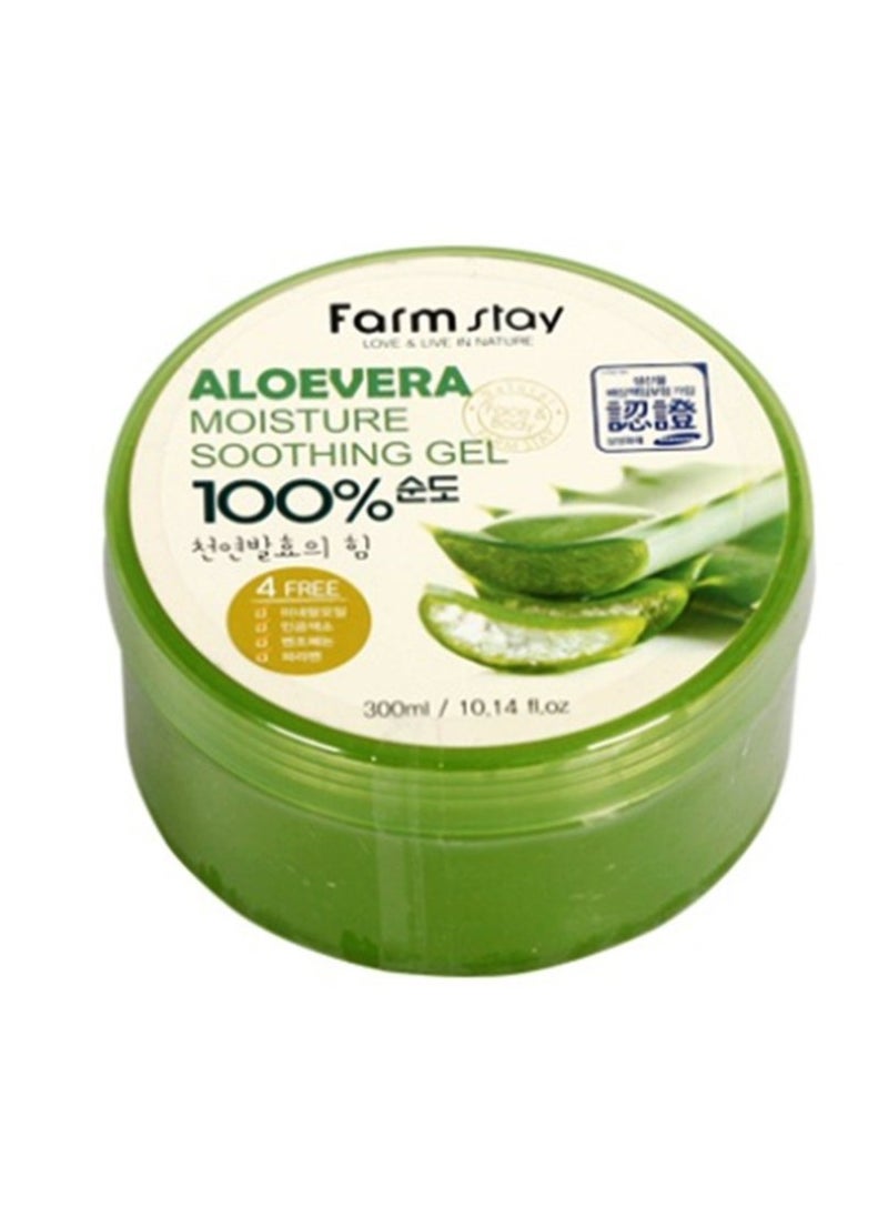 Farmstay 10.14-ounce Moisture Soothing Gel Aloe