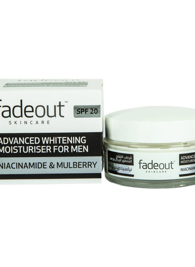 FadeOut Advanced Whitening Moisturiser For Men 50 ml