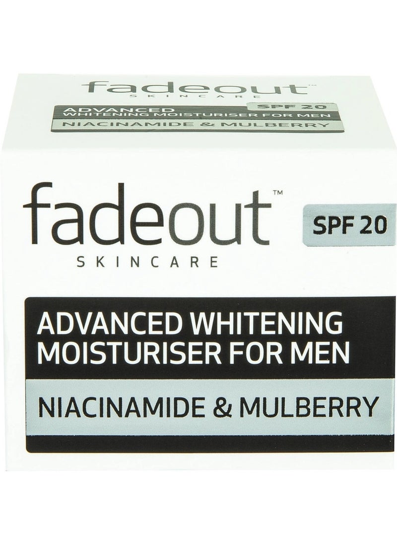 FadeOut Advanced Whitening Moisturiser For Men 50 ml