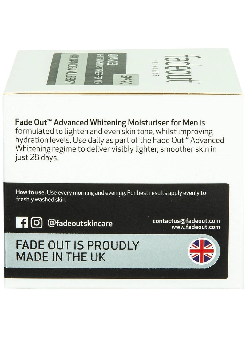 FadeOut Advanced Whitening Moisturiser For Men 50 ml