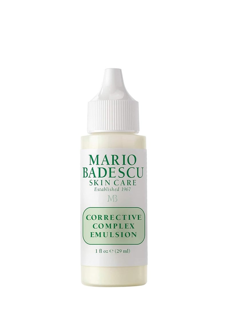 Mario Badescu Corrective Complex Emulsion Multi-corrective Face Serum | Lightweight, Anti-aging Skin Care Serum | Face Care that Softens Dry Fine Lines & Wrinkles | 1 Fl Oz