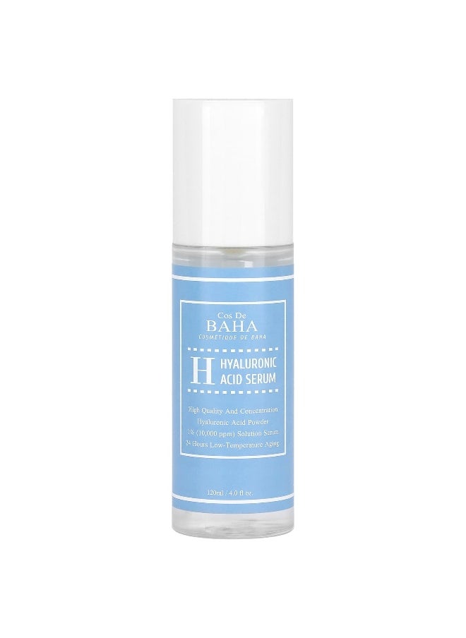 Cos De BAHA, H, Hyaluronic Acid Serum, 4 fl oz (120 ml)