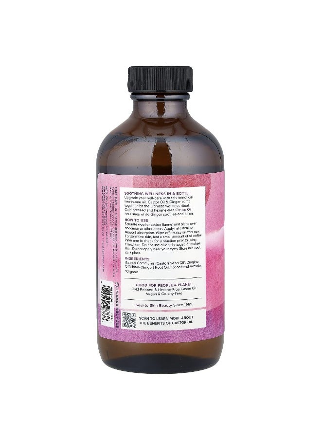 Heritage Store, Castor Oil & Ginger, 8 fl oz (237 ml)