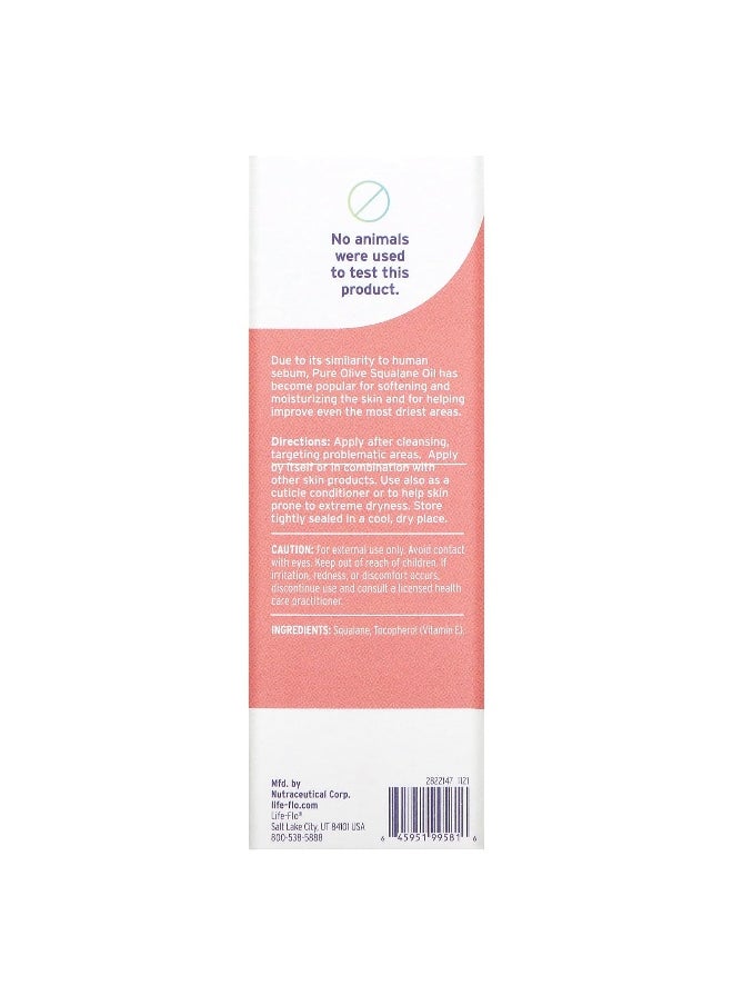 Life-flo, Pure Olive Squalane Oil, 2 fl oz (59 ml)