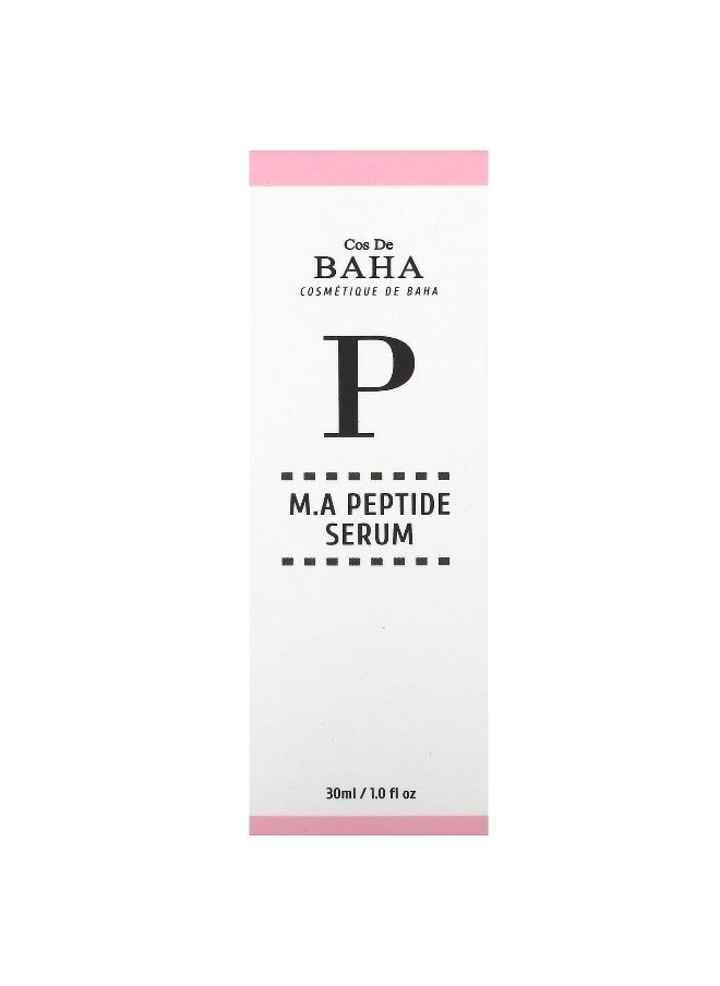 Cos De BAHA, P, M.A Peptide Serum, 1 fl oz (30 ml)