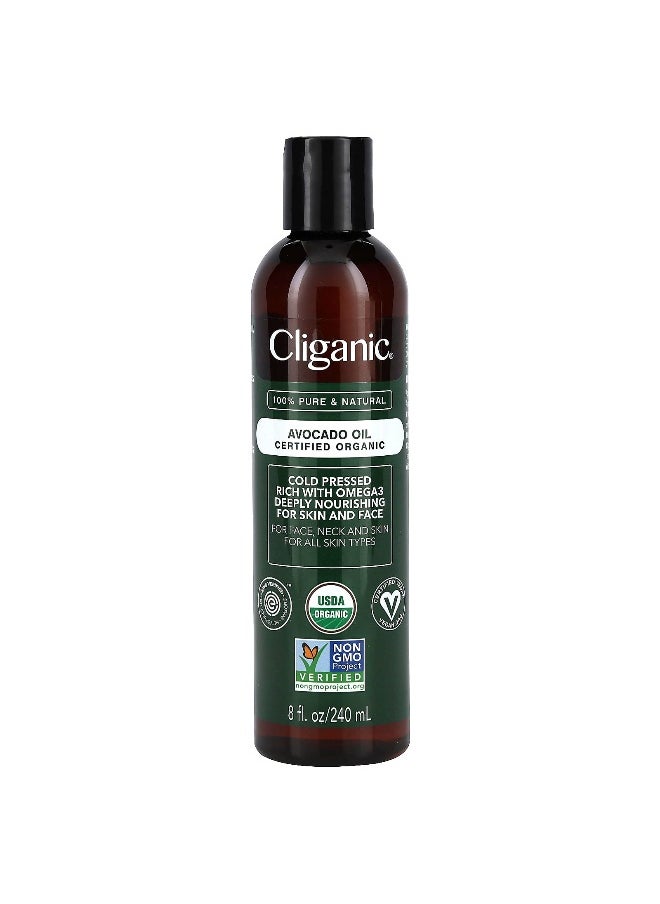Cliganic, Organic Avocado Oil, 8 fl oz (240 ml)