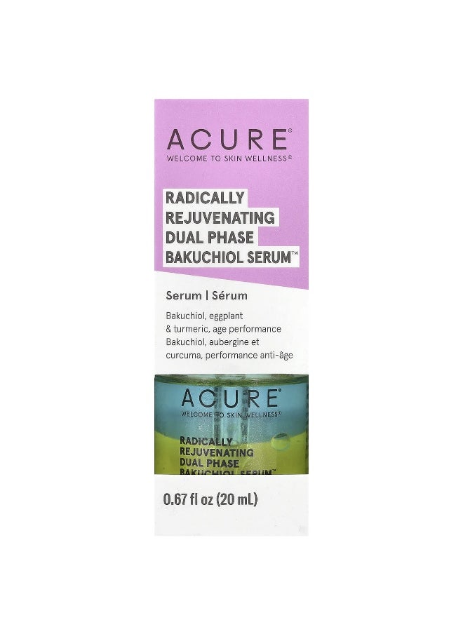 ACURE, Radically Rejuvenating Dual Phase Bakuchiol Serum™, 0.67 fl oz (20 ml)