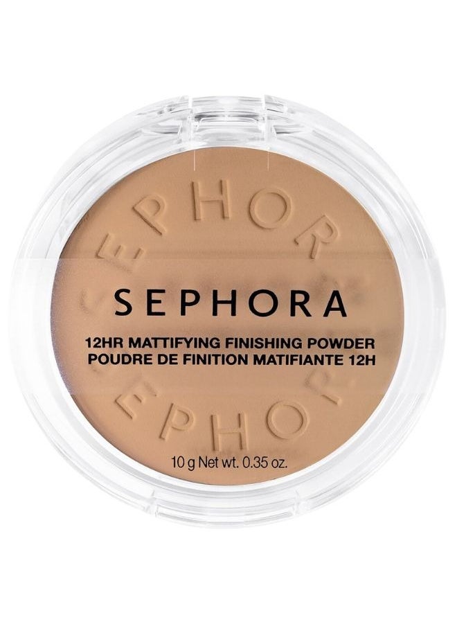 Sephora Collection 12Hr Mattifying Finishing Powder – Oil-Control Compact Powder in 05 Medium Neutral (10g) for Shine-Free, Long-Lasting Wear