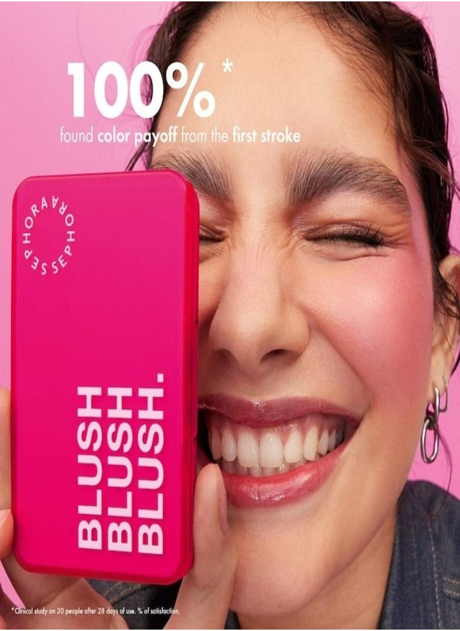 SEPHORA COLLECTION Blush Blush Blush Palette – Trio of Blushes – 01 Candy Lover | Fresh Pink Shades | Cream & Powder Blush Formula – 7.7ml