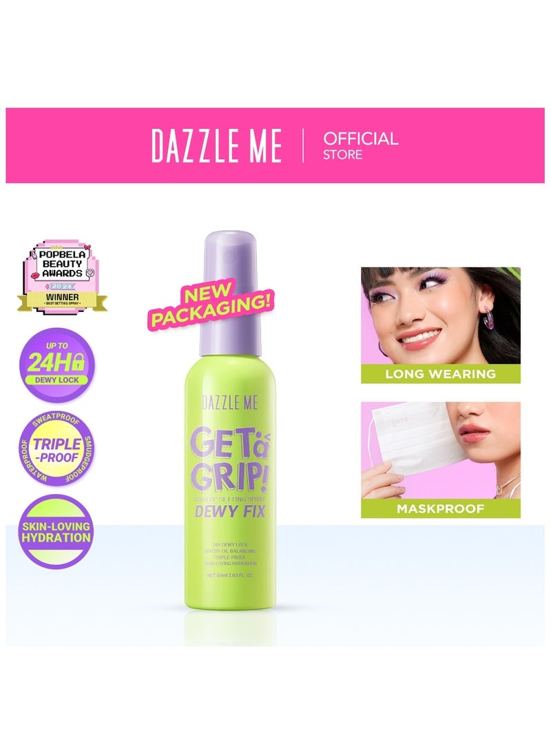 GETa GRIP Makeup Setting Spray - Dewy Fix from Dazzle