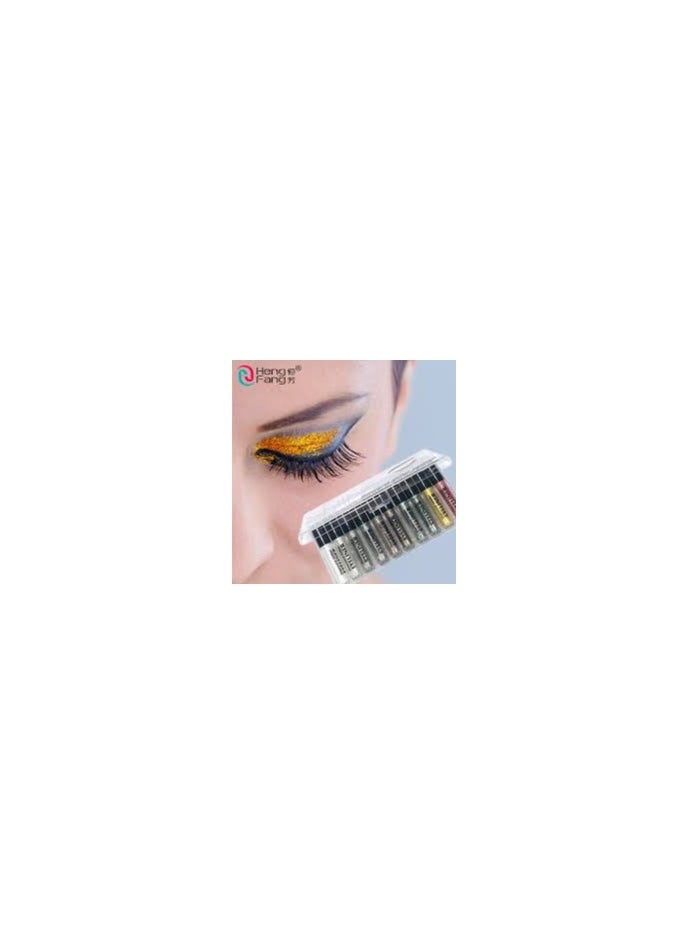 Shine Heng Fang Glitter Liquid Eyeliner Eye Shadow Makeup Kit Long Lasting Luminous Shimmer Eyeshadow Liquid
