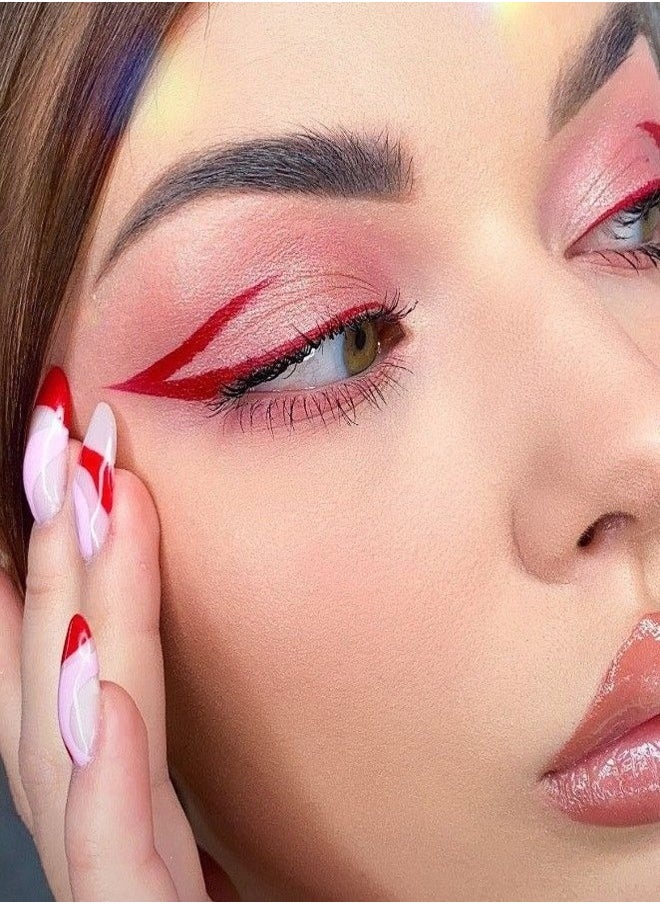 SEPHORA COLLECTION 12HR Colorful Special Effects Multichrome Retractable Eyeliner – 01 Red Solstice, Longwear Shifting Metallic Gel Liner