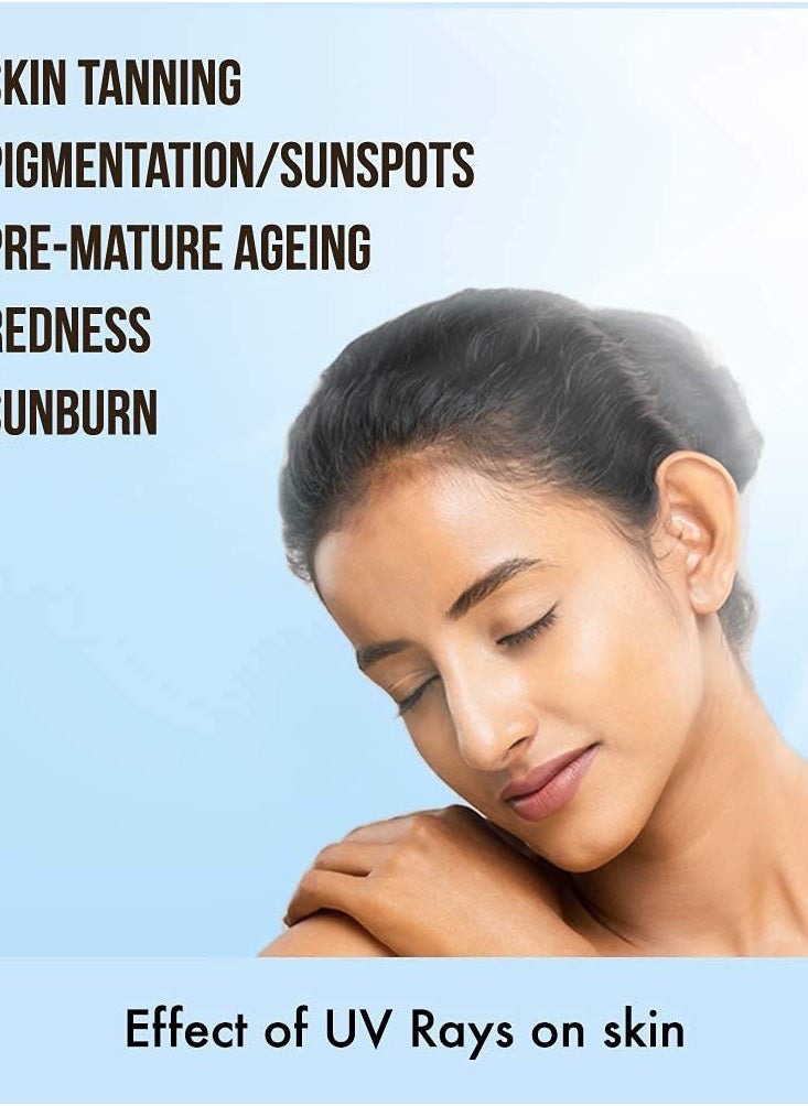 Lotus Herbals Safe Sun 3 In 1 Tinted Daily Sunscreen | Matte Look | SPF 40 | PA+++ | For All Skin Types | 50g (Pack Of 3)