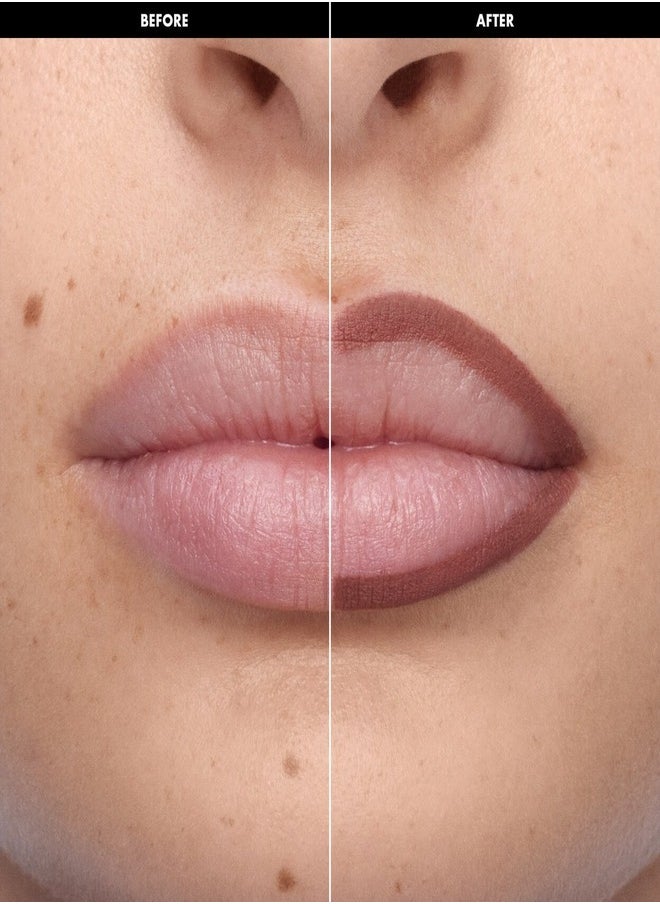 SEPHORA COLLECTION Colorful 8HR Longwear Transferproof Lip Liner 13 Frosted Chestnut - Matte Pink Brown – Waterproof Precision Lip Pencil 1.2g