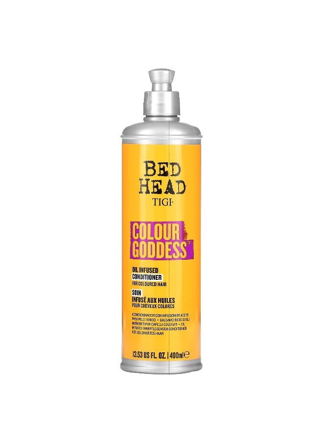 TIGI, Bed Head, Colour Goddess, Oil Infused Conditioner, For Coloured Hair, 13.53 fl oz (400 ml)