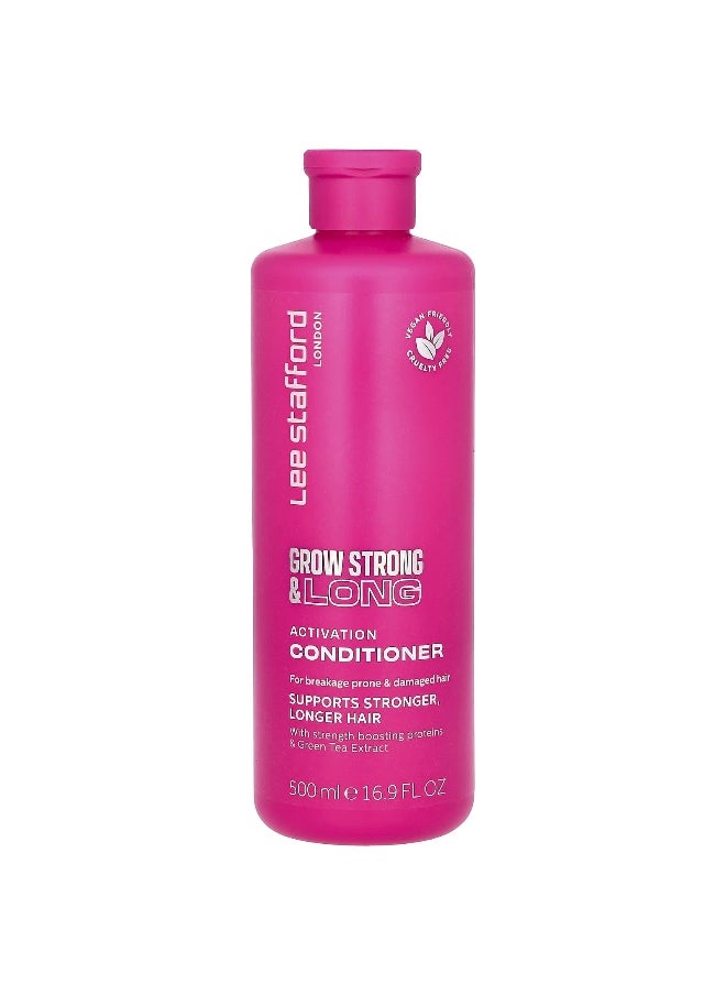 Lee Stafford, Grow Strong & Long, Activation Conditioner, For Breakage Prone & Damaged Hair, 16.9 fl oz (500 ml)