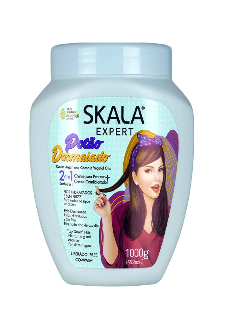 Potão Desmaiado Hair Cream Conditioner 1000g – Anti-Frizz & Ultra-Smoothing Hair Treatment