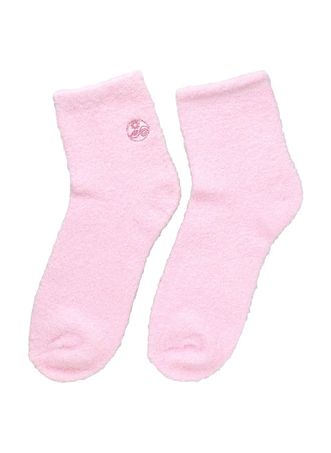 Earth Therapeutics, Aloe Moisture, Aloe Socks, Pink and White, 2 Pairs
