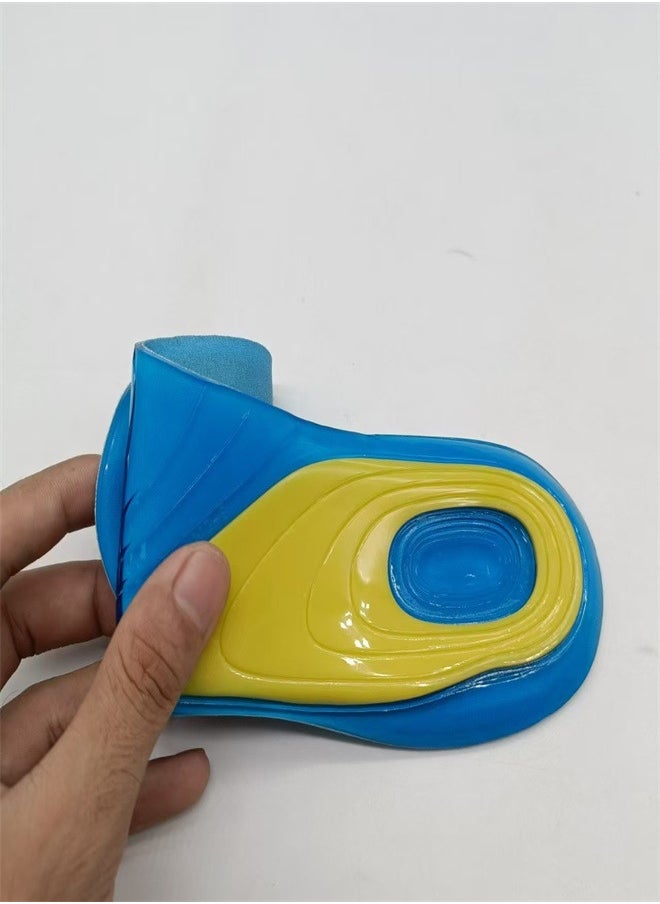 1 Pair Massaging Gel Advanced Insoles All Day Shock Absorption and Cushioning for Hard Surfaces