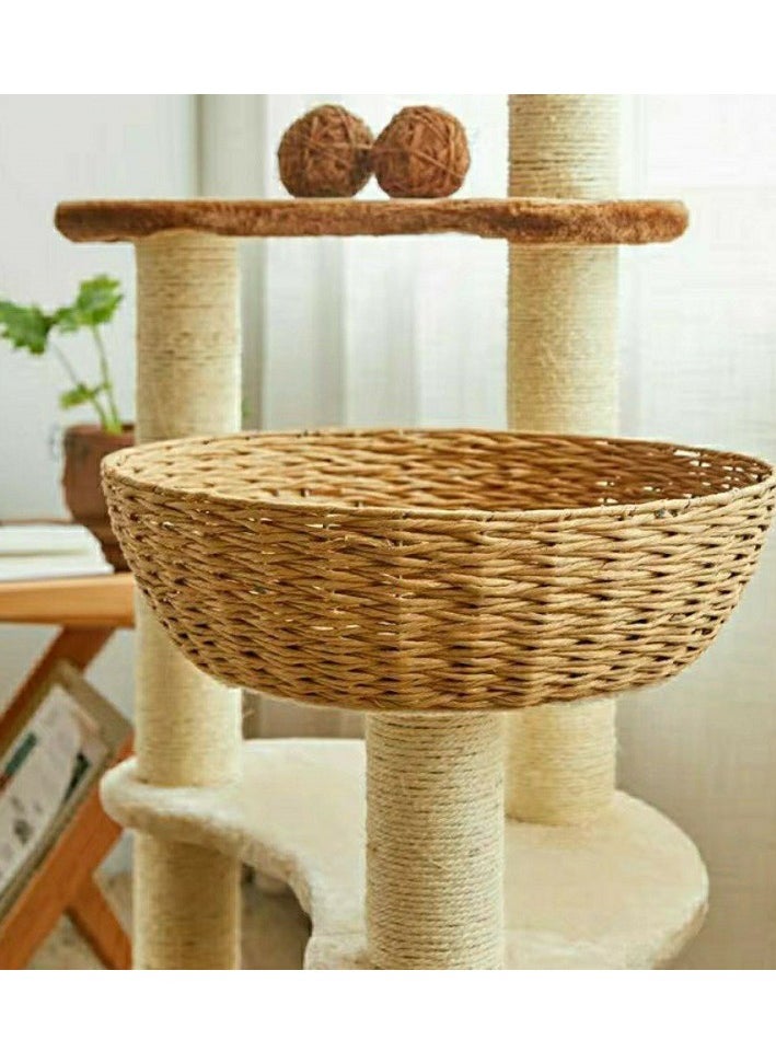 Cat Ceiling Tree Tower Large Cats Condo Tree Play Furniture Scratcher Perch Couch Bed Cat Climbing Frame