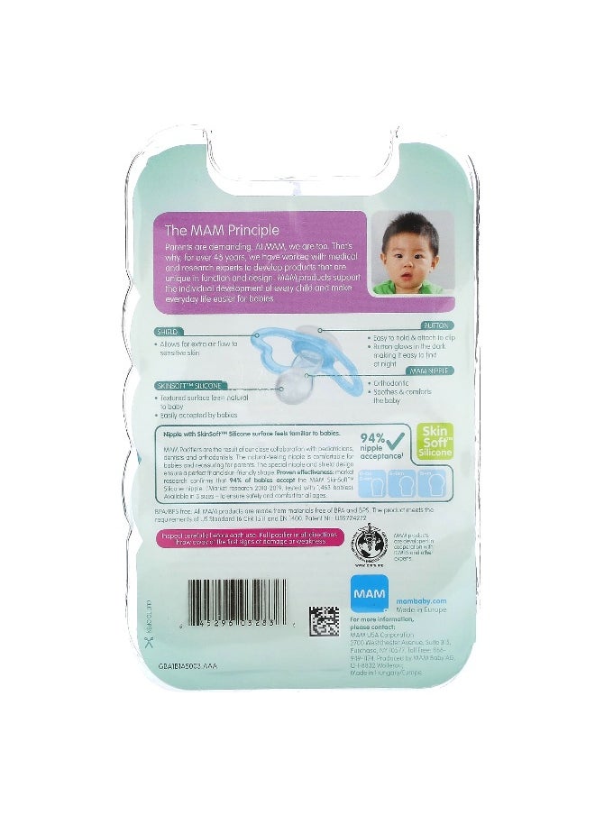 MAM, Air Day & Night Pacifier, 6-16 Months, 3 Count