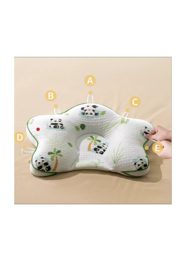 7A Antibacterial Maternal and Child Grade Shaped Pillow Round Head Shaped Pillow for Babies and Infants
