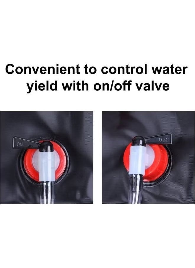 5 Gallons Hanging Camping Solar shower bag Heated Shower