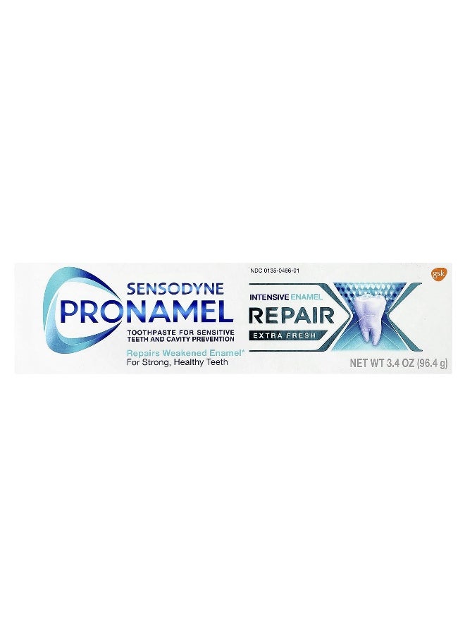 Sensodyne, ProNamel, Intensive Enamel Repair Toothpaste, Extra Fresh, 3.4 oz (96.4 g)