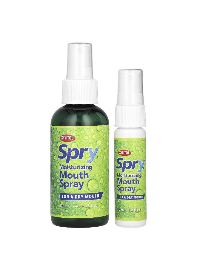 Xlear, Spry, Moisturizing Mouth Spray, 2 Pack, 4.5 fl oz (134 ml)