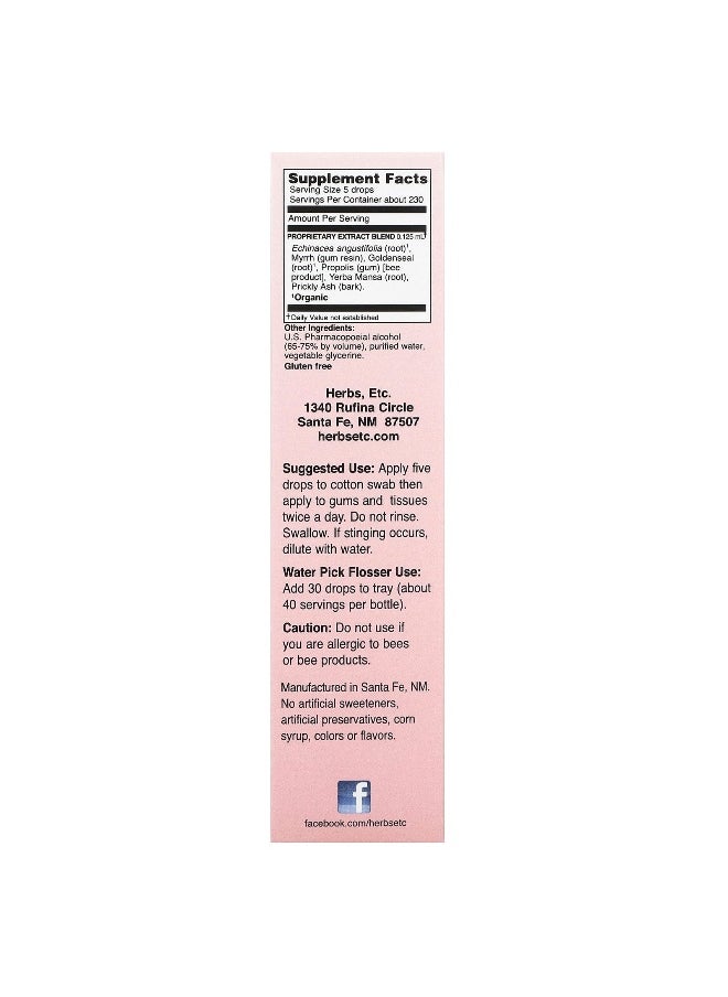 Herbs Etc., Mouth Tonic, 1 fl oz (30 ml)