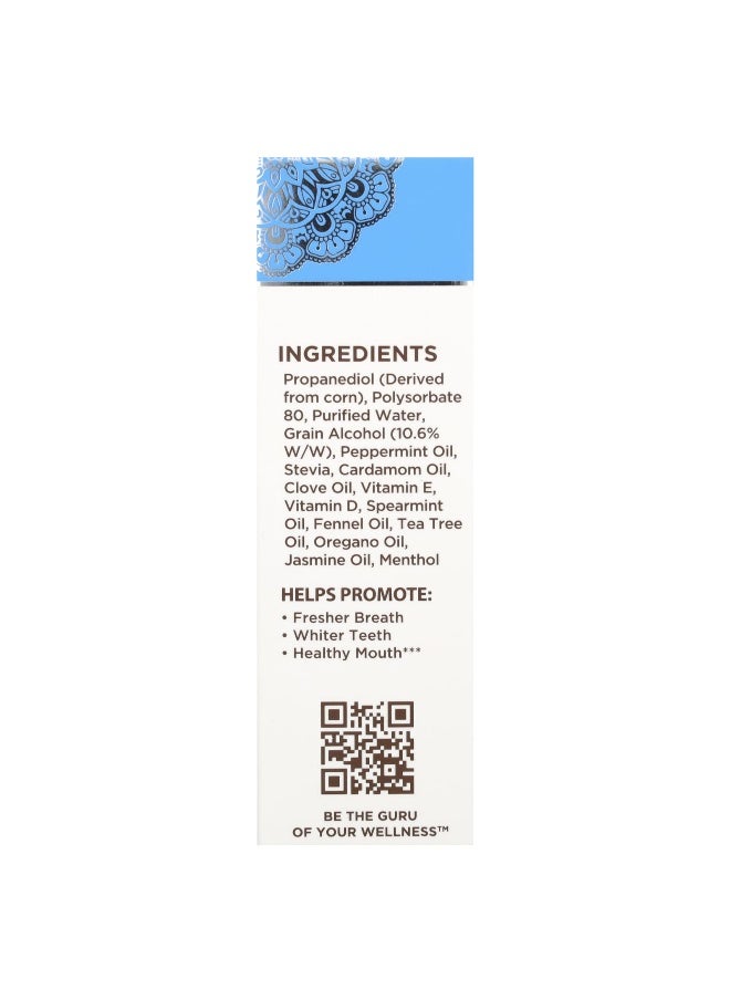 GuruNanda, Sig-Nature, Concentrated Mouth Wash, Wild Mint , 2 fl oz (59 ml)