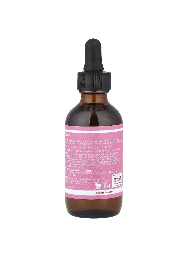 Leven Rose, Rosemary Hair Oil , 2 fl oz (60 ml)