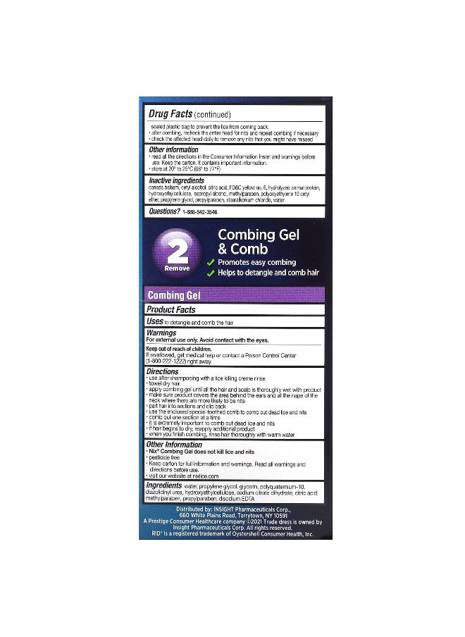 Nix, Complete Lice Treatment Kit , 1 Kit