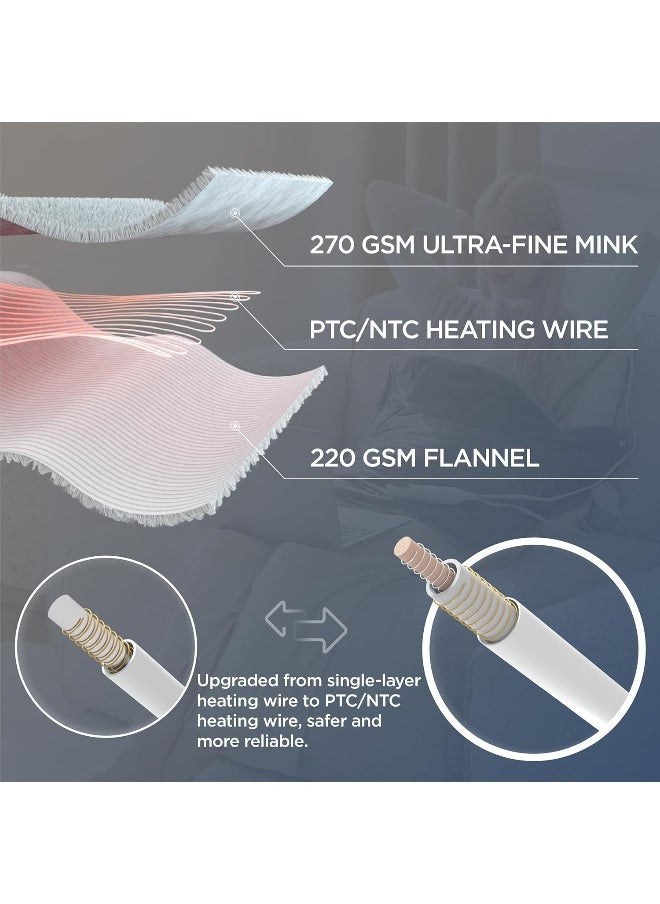 Bedsure Heating Pad for Neck and Shoulders - Electric Heating Neck Pad with 2-Hour Auto Shut Off, Weighted Heating Pad for Shoulder, Heated Pad with 6 Heating Levels & 3 Time Settings, 24