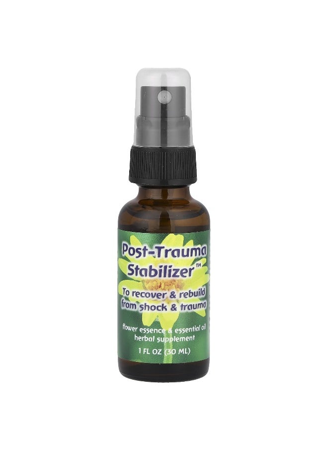 Flower Essence Services, Post-Trauma Stabilizer™, Flower Essence & Essential Oil, 1 fl oz (30 ml)
