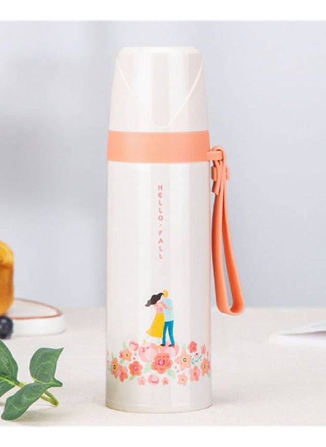Portable Thermos Beige/Pink