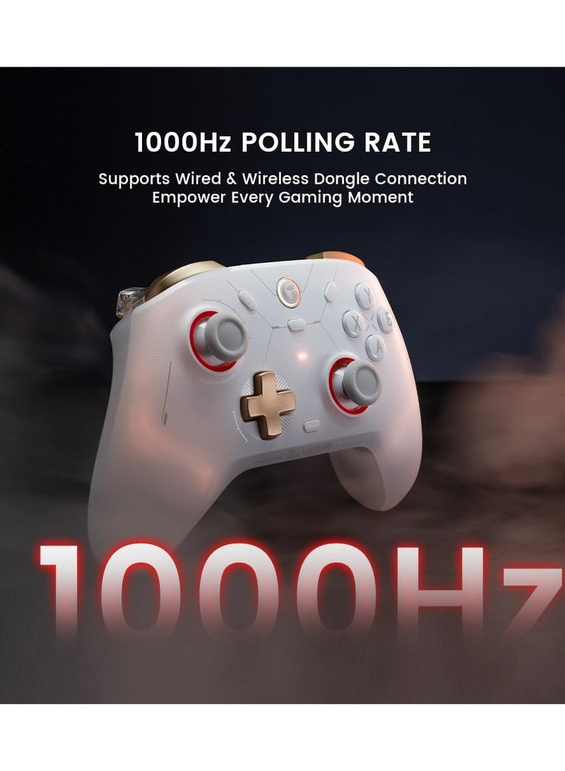 Cyclone 2 Multiplatform Wireless Controller- TMR Electromagnetic Joysticks&Hall Effect Switch triggers,6-axis Gyro Gaming Controller for Switch/PC/iOS/Android/Steam